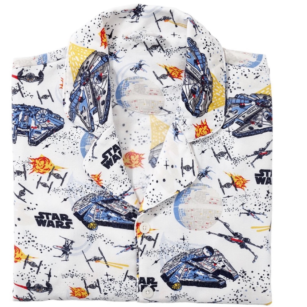 Star Wars Millennium Falcon Adult Flannel Pajama Set Size X-Large